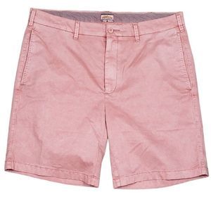 Orvis Men's Size 38 Pink Chino Khakis Fishing Hiking Flat Front Short Pants